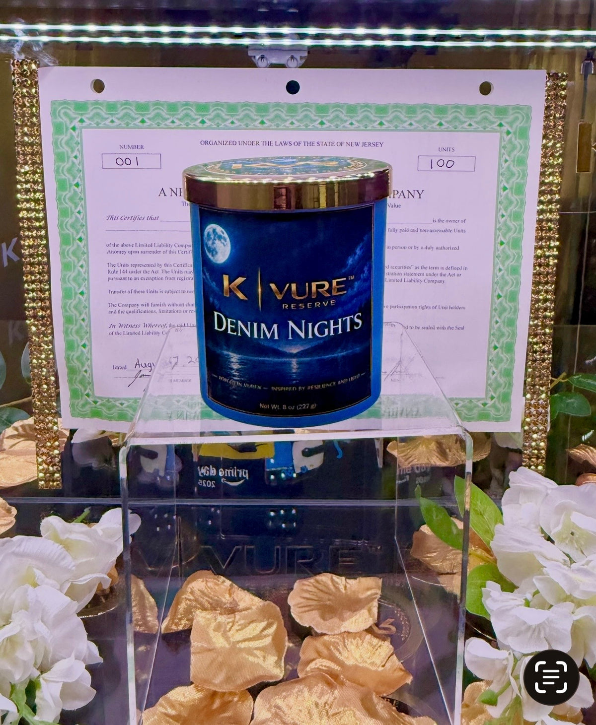 Denim Nights (8 oz) Sophisticated Candle